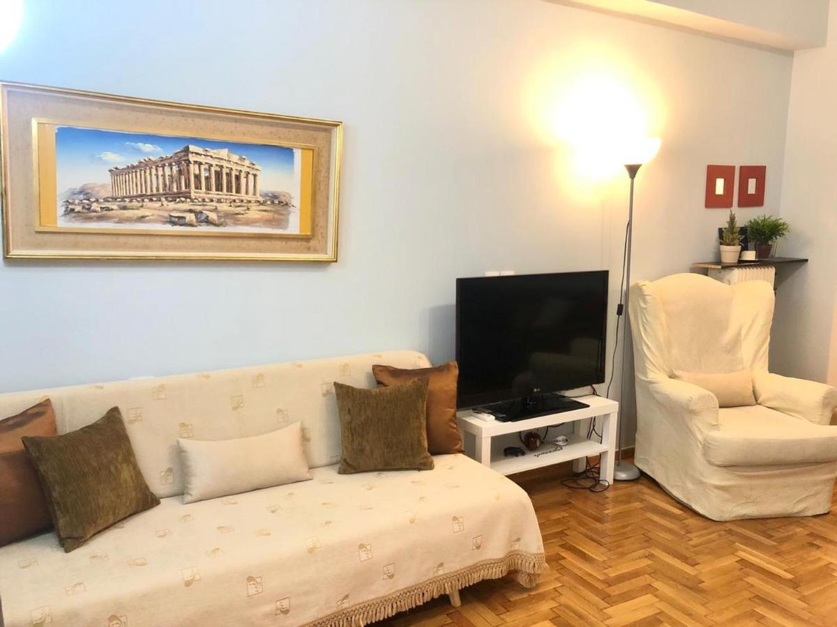Comfortable Apt , 5 Min Walk To Acropolis Athene Buitenkant foto