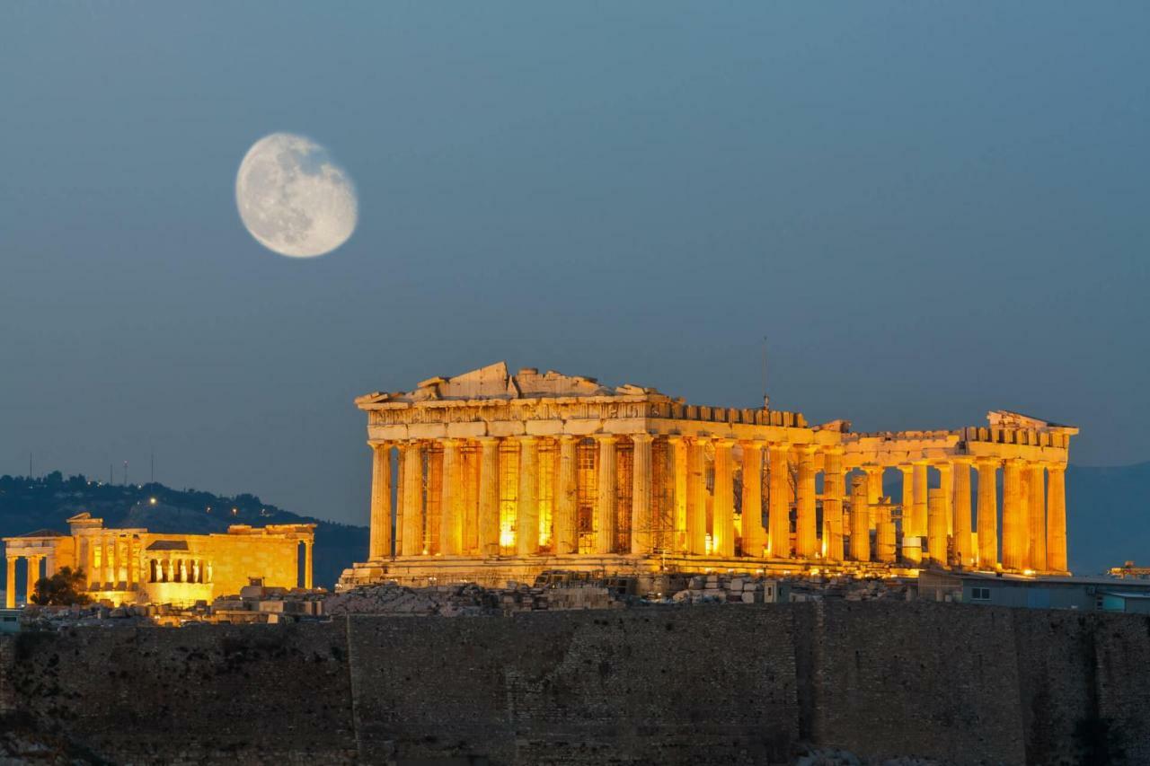 Comfortable Apt , 5 Min Walk To Acropolis Athene Buitenkant foto